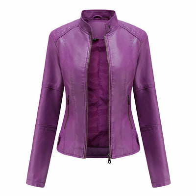 Schicke Lederjacke für Frauen - Berthe