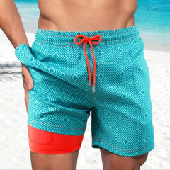 Schnell trocknende Badeshorts für Herren | Leichte in Korallenriff