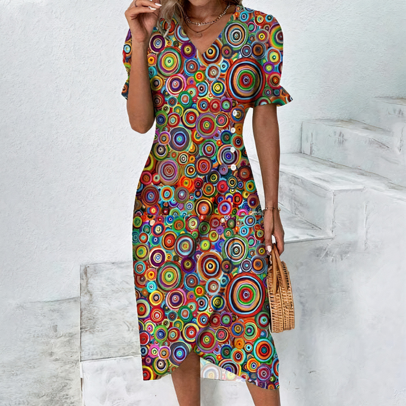 Schönes lässiges Sommerkleid für Damen | Mini