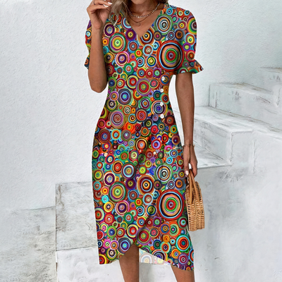 Schönes lässiges Sommerkleid für Damen | Mini
