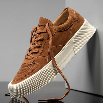 Steinbock - Ultra-bequemer Turnschuhe aus echtem Leder
