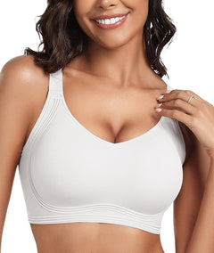Nora | Seamless Full-Coverage Push-Up BH in White