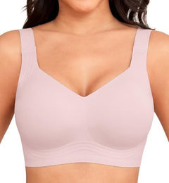 Nora | Seamless Full-Coverage Push-Up BH in Pink