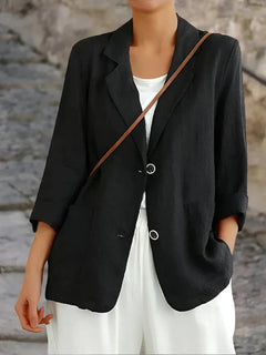 Seraphiel | Damen Taillierter Blazer in Schwarz