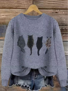 Velara - Strickpullover mit weichem Griff in Blau