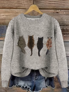 Velara - Strickpullover mit weichem Griff in Grau
