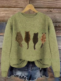 Velara - Strickpullover mit weichem Griff in Grün