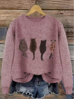 Velara - Strickpullover mit weichem Griff in Rosa