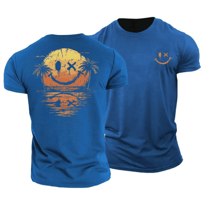 Sommer Smiley Meer T-Shirt