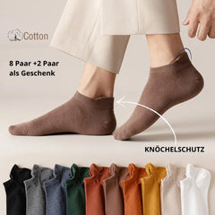 Ralphmattew KnöchelSchutz Socken in 8er-Pack + 2 als Geschenk ( eine von jede farbe)