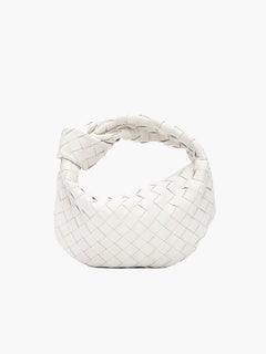 Gewebte Tasche Mini in Weiß