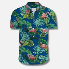 Sommerbluse mit schmeichelnder Passform - Cristof in Blau