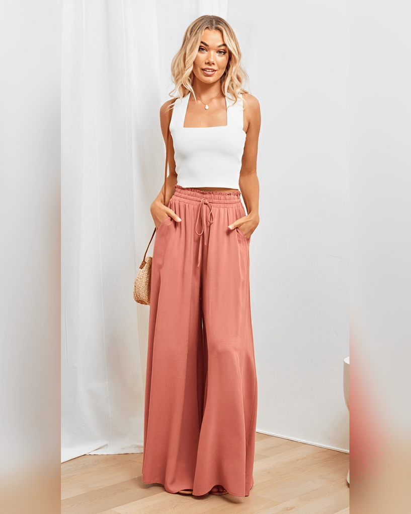 Weit Geschnittene Sommerhose für Damen