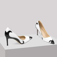 Soraya | Elegante Spitze Pumps mit Stilettoabsatz in Schwarz