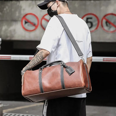 Bündelangebot : Leder Sporttasche & kostenloser Cardholder