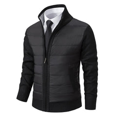 Leichte Steppjacke - Herren Frühlingsjacke mit Stil in Schwarz