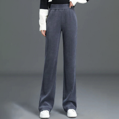 Nariko | Gerippte thermohose in Grau