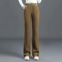Nariko | Gerippte thermohose in Grün