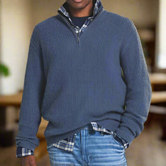 Bryan™ - Exklusiver Pullover für Herren in Hellblau