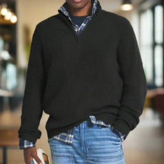Bryan™ - Exklusiver Pullover für Herren in Schwarz