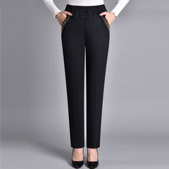 Nariko | Damenjeans mit Seitentaschen in Schwarz