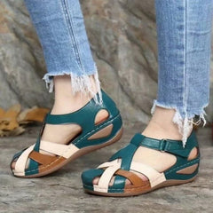 CECILE - Orthopädische Sandalen für Frauen in Grün
