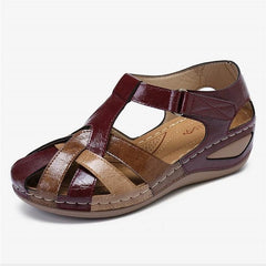 Millie | Lässige Keilsandalen für Frauen in Rot