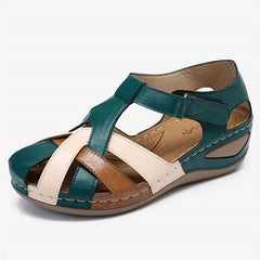 Millie | Lässige Keilsandalen für Frauen in Grün