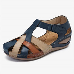 Millie | Lässige Keilsandalen für Frauen in Blau