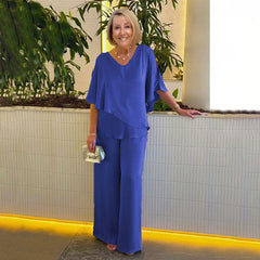 Sol | Elegantes Zweiteiler-Set in Blau