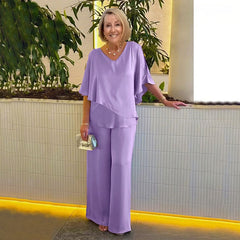 Sol | Elegantes Zweiteiler-Set in Violett
