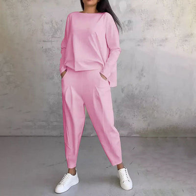 CELIA - SET AUS SWEATSHIRT UND GERADER JOGGINGHOSE