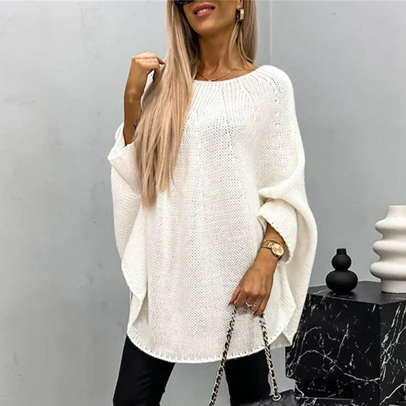 Stylischer Grobstrickpullover für Damen | Lässig