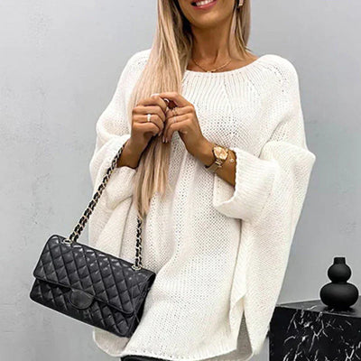 Stylischer Grobstrickpullover für Damen | Lässig