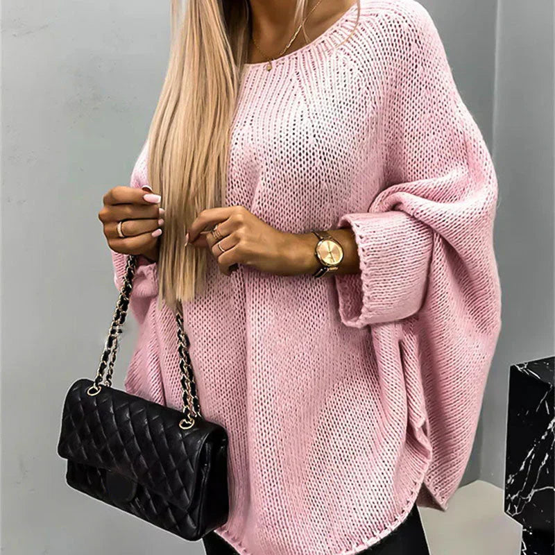 Stylischer Grobstrickpullover für Damen | Lässig