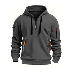 Adrianna | Klassischer und bequemer Sommer Hoodie in Dunkelgrau