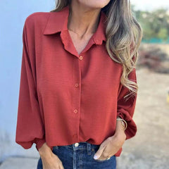 Valerie®️™ – Elegante und stilvolle Bluse in Rot