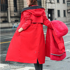 Aurora | Luxe Parka in Rot