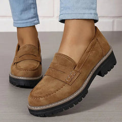 Ella™ | Zeitlose Wildleder-Loafer in Braun