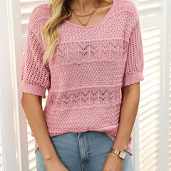 Ramona™ Leichte Atmungsaktive Bluse in Rosa