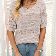 Ramona™ Leichte Atmungsaktive Bluse in Beige