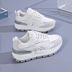 Klarisse - Leichter Schnür Turnschuh in Grau