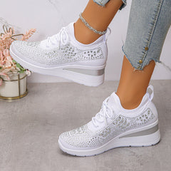 Luriya - Funkelnde Strass-Schuhe in Weiß