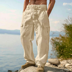 David | Vielseitige Cargo-Sommerhose in Khaki