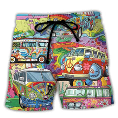 Stilvolle Badeshorts - Arnulf in Gelb