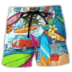 Stilvolle Badeshorts - Arnulf in Hellblau
