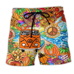 Stilvolle Badeshorts - Arnulf in Orange