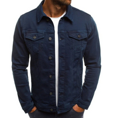 Stilvolle Herrenjacke | Herbst in Dunkelblau