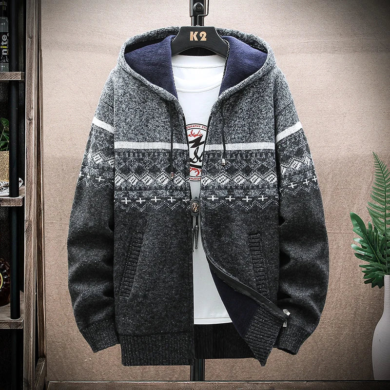 Trendige karierte Winterjacke - Drevon
