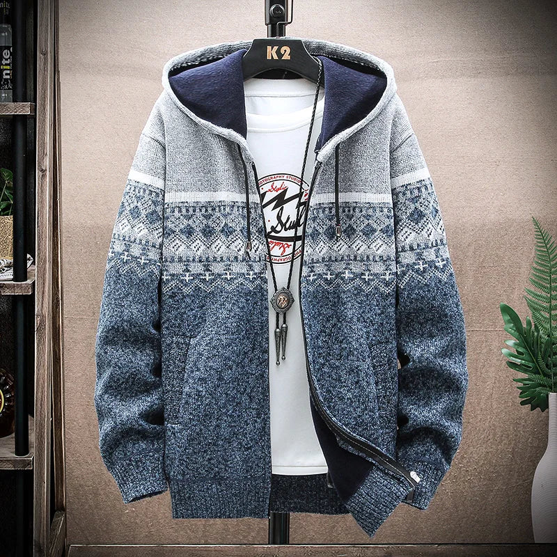 Trendige karierte Winterjacke - Drevon